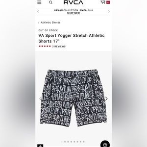 RVCA x Defer Athletic Shorts
